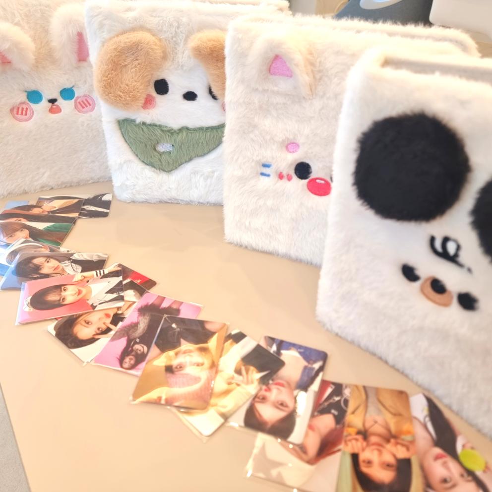 Plan Wow Fur Binder 20-Sheet Animal Foca Binder, Rabbit, 1 Piece