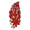 Creative Exquisite Alloy Full Diamond Glass Brošňa Špičkový dámsky oblek Kabát Corsage Šperky