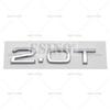 New 3D 1.8T 2.0T 3.0T Car Trunk ABS Badge Emblem Rear Tailgate Fender Door Adhesive Badge for 4HGFC A4 A5 A6 A7 A8 Q3 Q5 Q7
