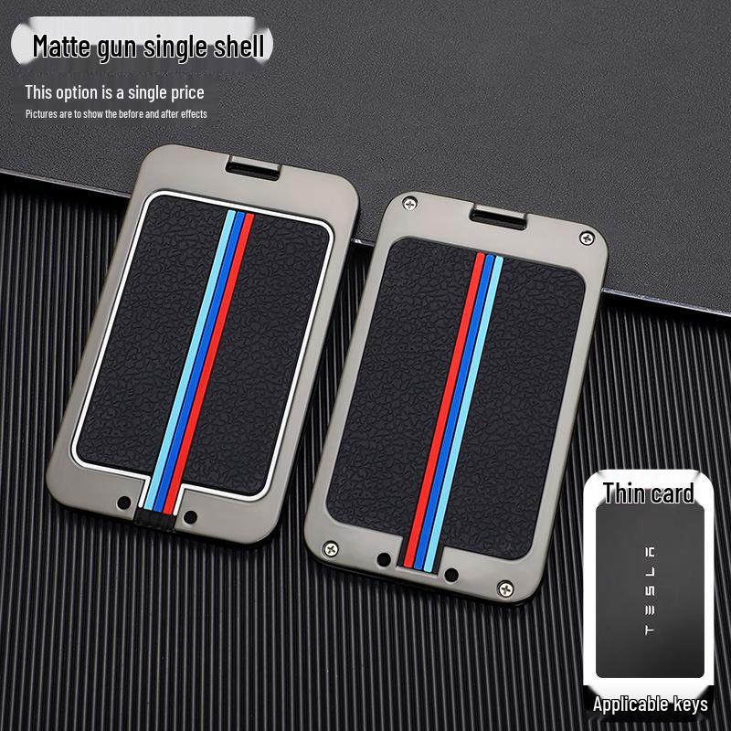 

Tesla Model 3/Y Full-Coverage Zinc Alloy Key Card Protective Case