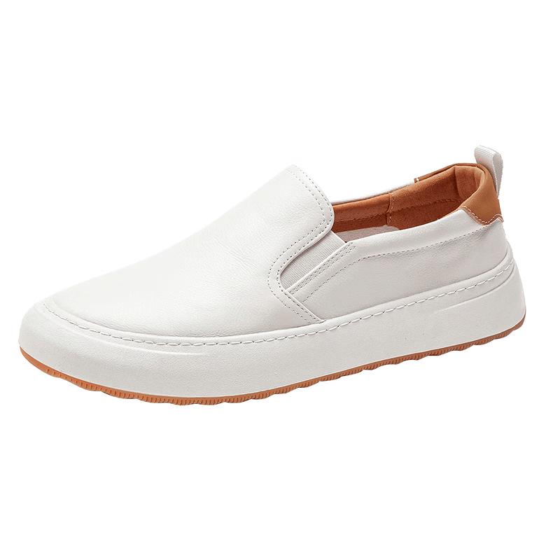 Men s Leather Slip-On Loafers 40