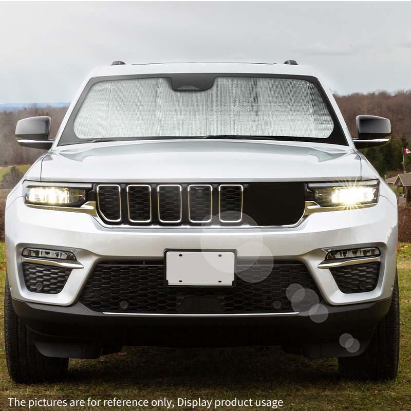 Fit For Jeep Grand Cherokee 2022 Up Car Front Windshield Sunshade Window Shade Foldable Sun Visor Cover Car Interior Accessories,1 Pc