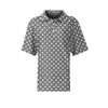 Women's Fashion Casual Lapel Short Sleeve Color Shirt Women's Up Tops