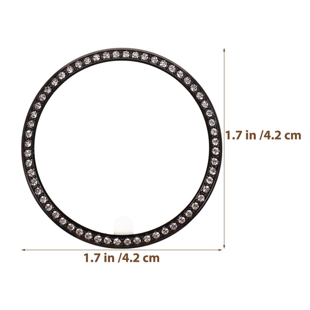 1Set Diamond Watch Bezel Ring Alloy Stylish Lightweight Decoration Protector for 3 45Mm Remodeling
