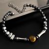 Titanium Bamboo Steel Section Bracelet Elegant Design For Men And Fashionable Women