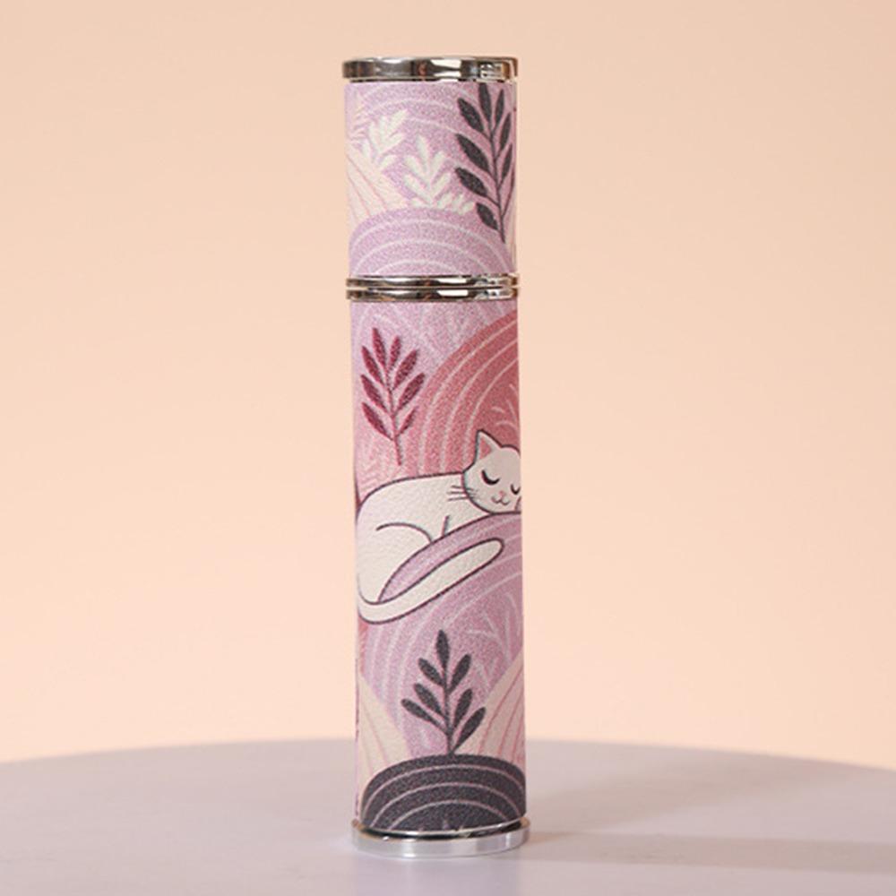 10ml Perfume Bottle PU Leather Perfume Atomizer Bottle Portable Cosmetic Container  for Woman