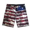 2024 Summer Men's Quick-Dry Eagle Print Beach Shorts