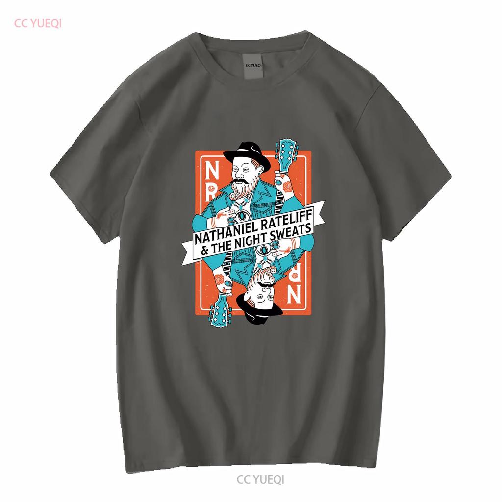 Nathaniel Rateliff The Night Sweats T Shirt MenS Retro s vintage Washed Stylish homme graphic streetwear Top For Everyday Wear