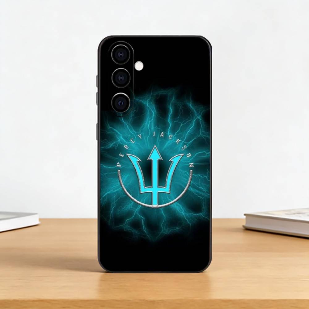 Percy J-Jackson Phone Case Black Silicone Soft For Samsung Galaxy A73,A72,A71,A70,A53,A52,A51