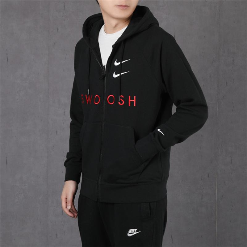 Nike Sportswear Swoosh Full-Zip Hoodie Black CT7363-010