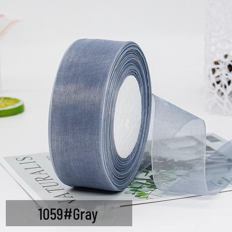 4cm Schneegarn Transparentes Band für DIY Haaraccessoires und Geschenkverpackung