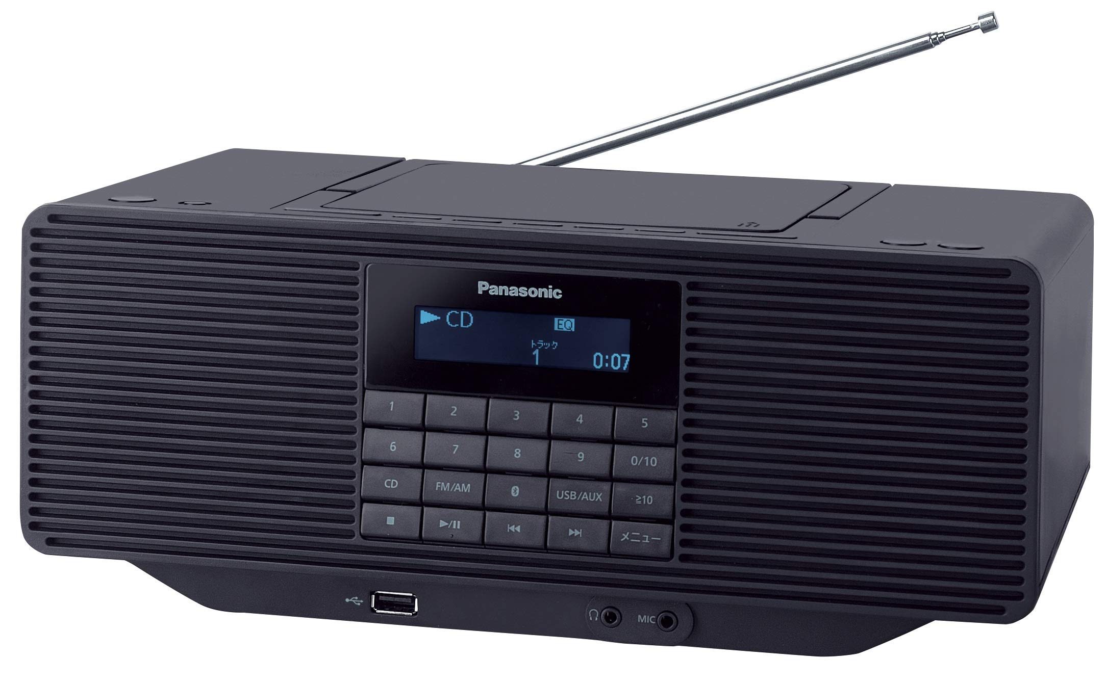 

Портативна стереосистема Panasonic AUX Black RX-D70BT-K чорний