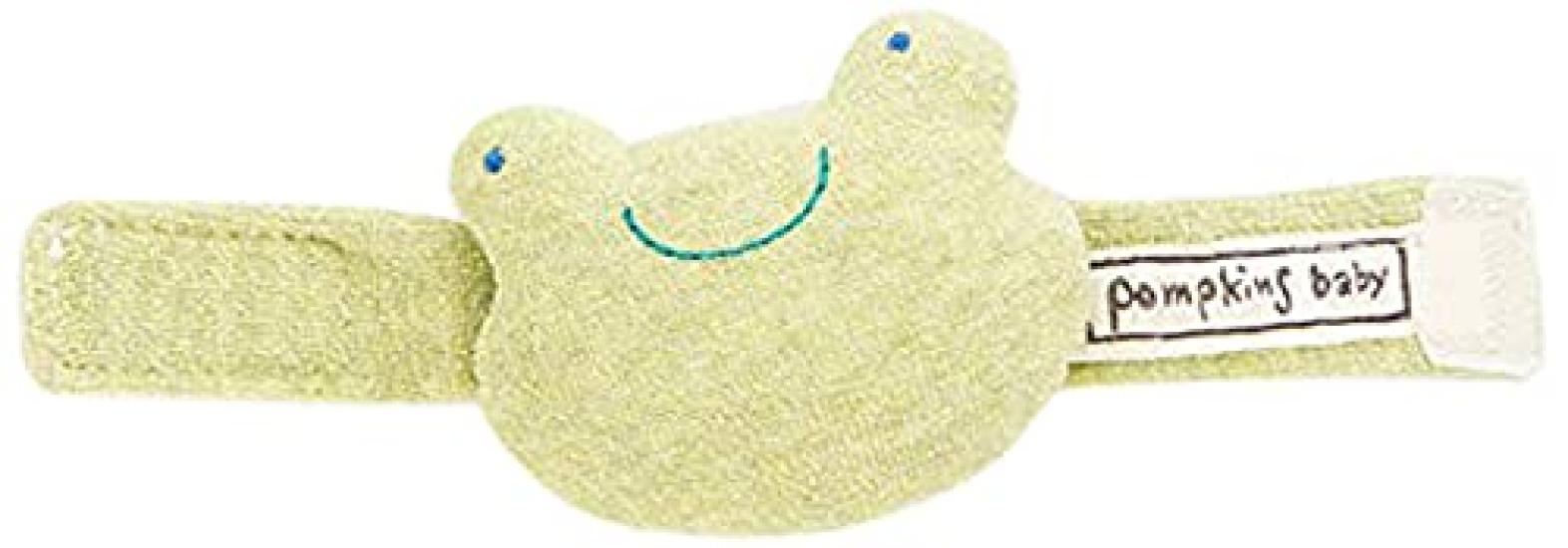 

Pompkins BABY 100% Cotton [Frog Series] Wrist Rattle Y-1359 Made in Japan