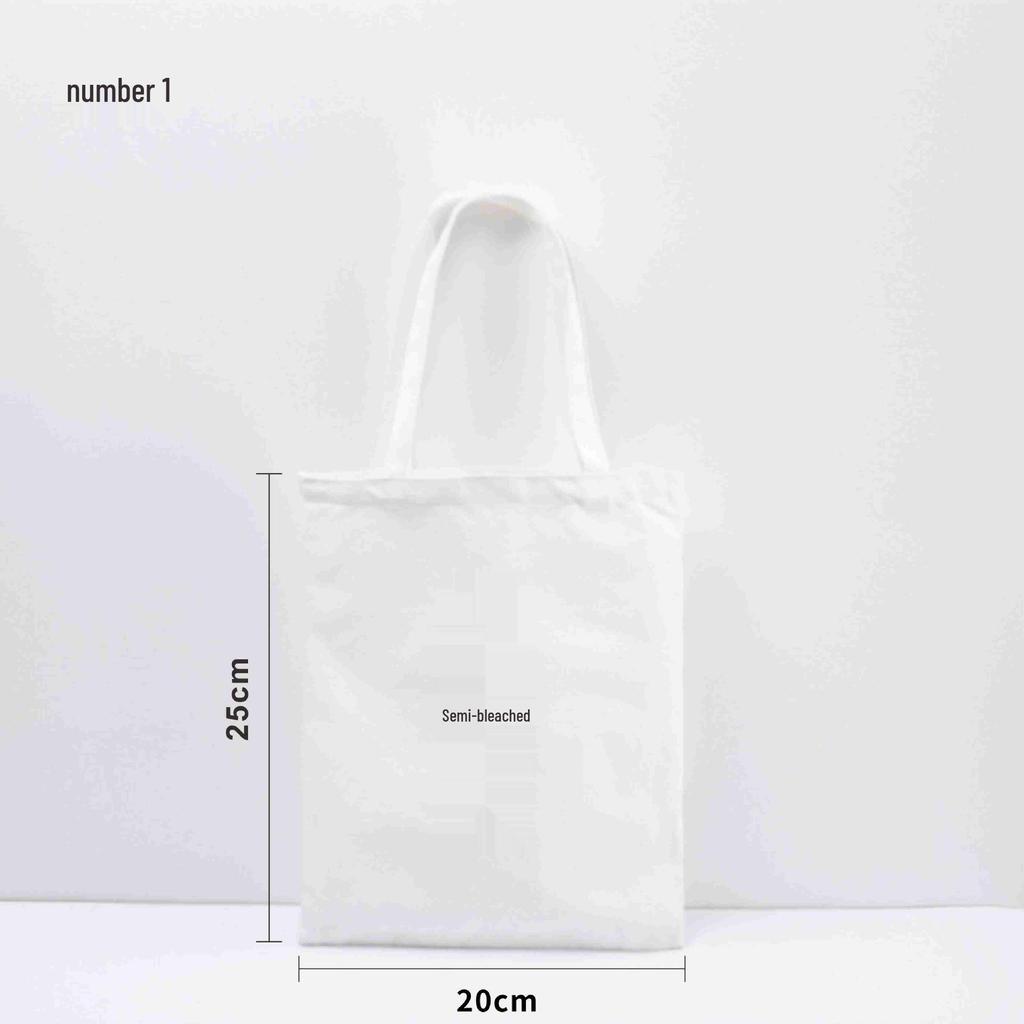 Custom Logo Handheld Gift Bag - Digital Print Polyester Cotton Canvas Bag
