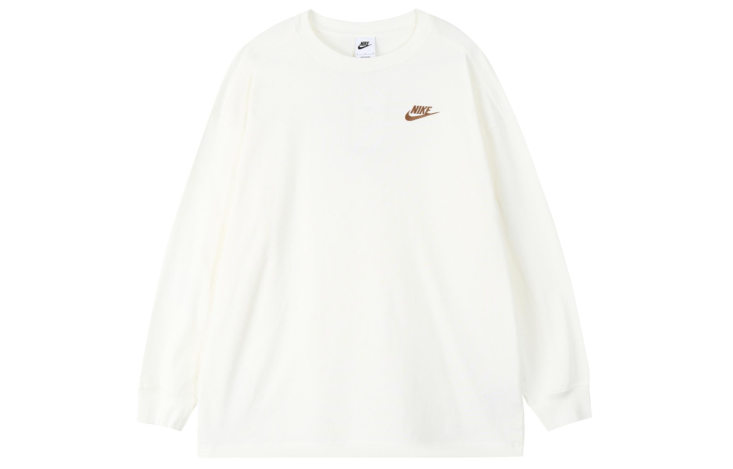 Nike Sportswear Essential Women ss Long-Sleeve T-shirt Beige HJ0838-133 L