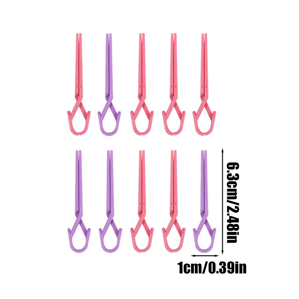 Nail Polishs Finger Protector Anti-slip NailPolish Clip Protector 10X Nail Polishing Art Clip Protector Multifunctional Nail красный