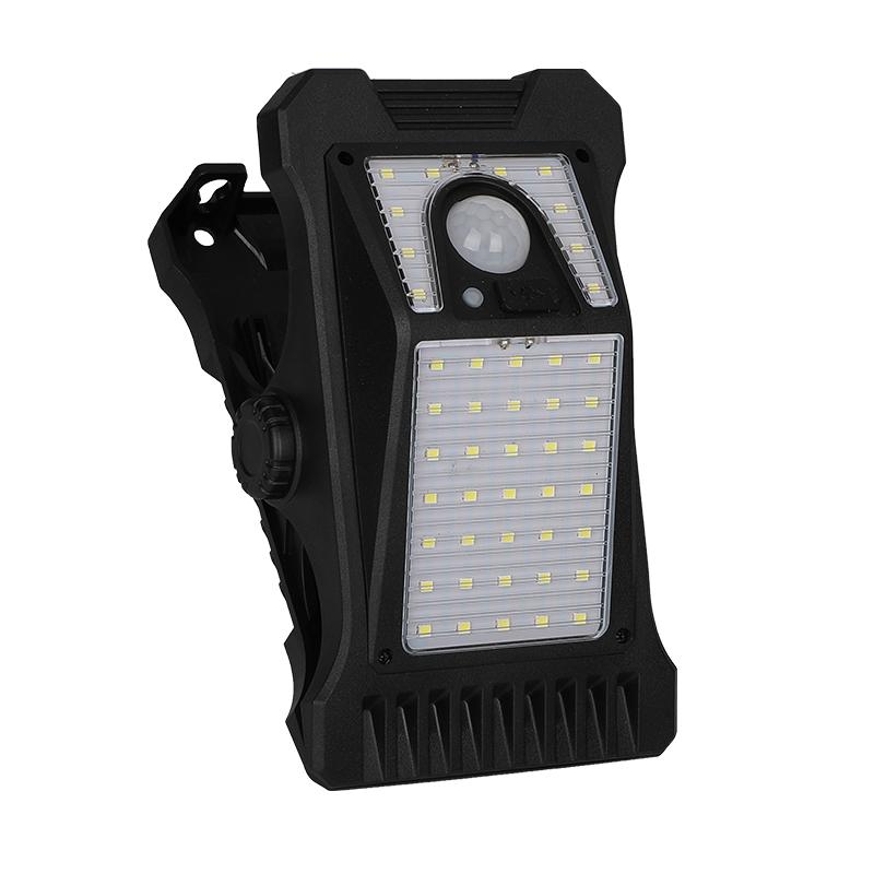 4 Styles 3 Modes LED Solar Clip Light Outdoor Portable Waterproof Body Sensor Lamp Courtyard Garden Lamp Patio Home Camping Wall Lights