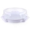 Spinning Top Battle Board Clear Plastic Heavy Duty Bowl-shape Multiplayer Kids Toddlers Gyro Battle Spinner Toy Training Field Stadium