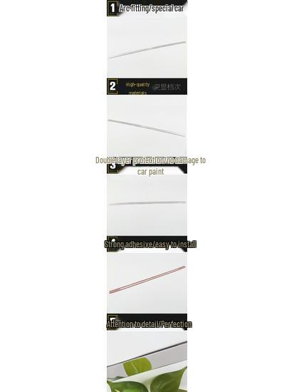 Sagitar Rear Bumper Trim: Anti-Scratch & Collision-Resistant Trunk Accent for 15 Models