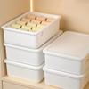 With Cover Underwear Storage Box Stable Stacking Compartment Organizer Socks Storage Box  For Home