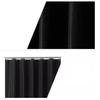 Rent Svart Dusjforheng Fortykket Vanntett Polyesterstoff Dusjforheng for Bad 200x200cm