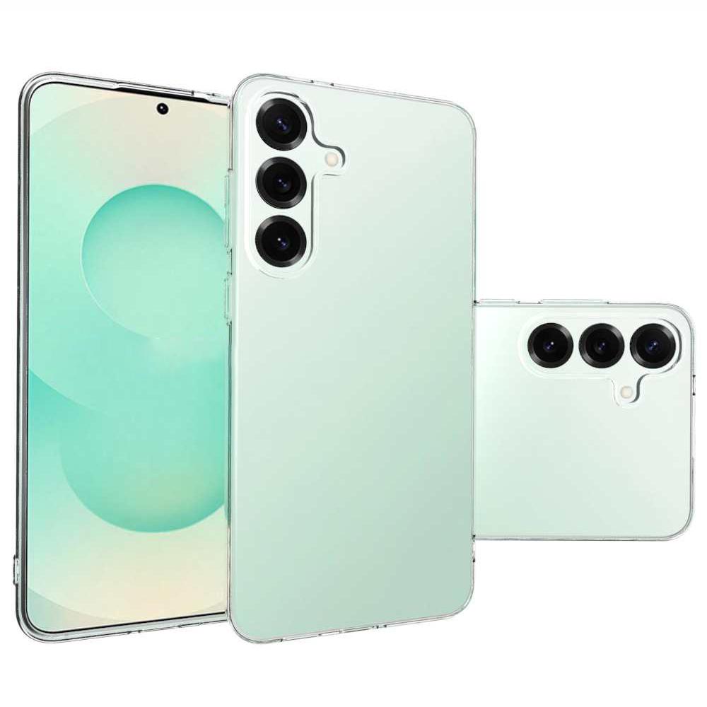 For Samsung Galaxy S25 FE Case Anti-Fingerprint Crystal Clear TPU Phone Cover