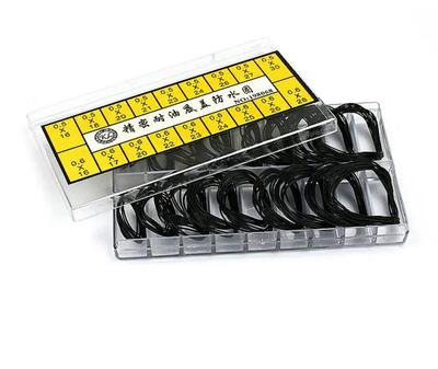 200Pcs Watch Back Case Rubber Waterproof O-Ring Gasket Repair Tools for Watchmaker Thickness 0.5Mm/0.6Mm High End Boxed