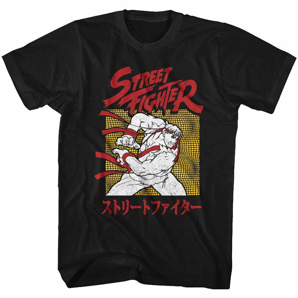 Pop Summer Street Fighter (1990s) Champion Street Fighter Video Game Character Printable Unisexs ShortSleeved TShirt
