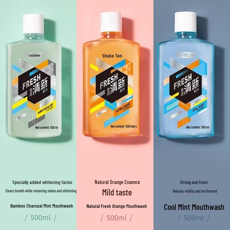 Shuke Bamboo Charcoal Mint Mouthwash