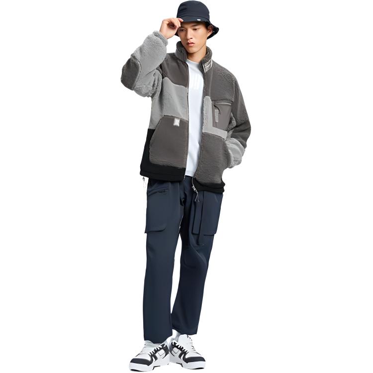 Li Ning Badfive Jacket Men's Gray AFDR703-5