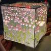 Handmade DIY Tulip Night Light 3D Magic Mirror – Perfect Birthday Gift for Couples or Friends