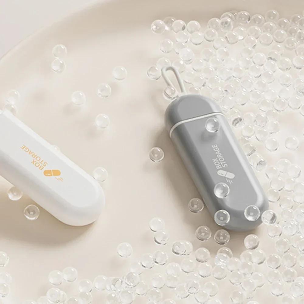3-Compartment Pill Box - Portable Daily Organizer, Travel Medicine Container, Moisture-Proof Pill Case