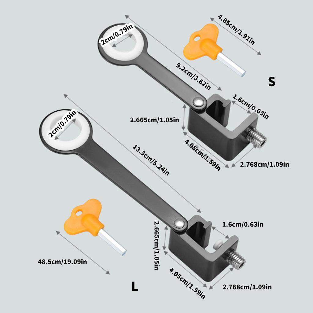 Window Limiter Safety Lock Fixed Window Limiter Latches Position Stopper Home Security Door Windows Sash Lock Enduring