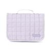Francfranc Pop Stitch Quilt Hanging Light Travel Cosmetic Hanging Pouch, Medium, Purple, Water-Repellent, Pouch, Pouch,