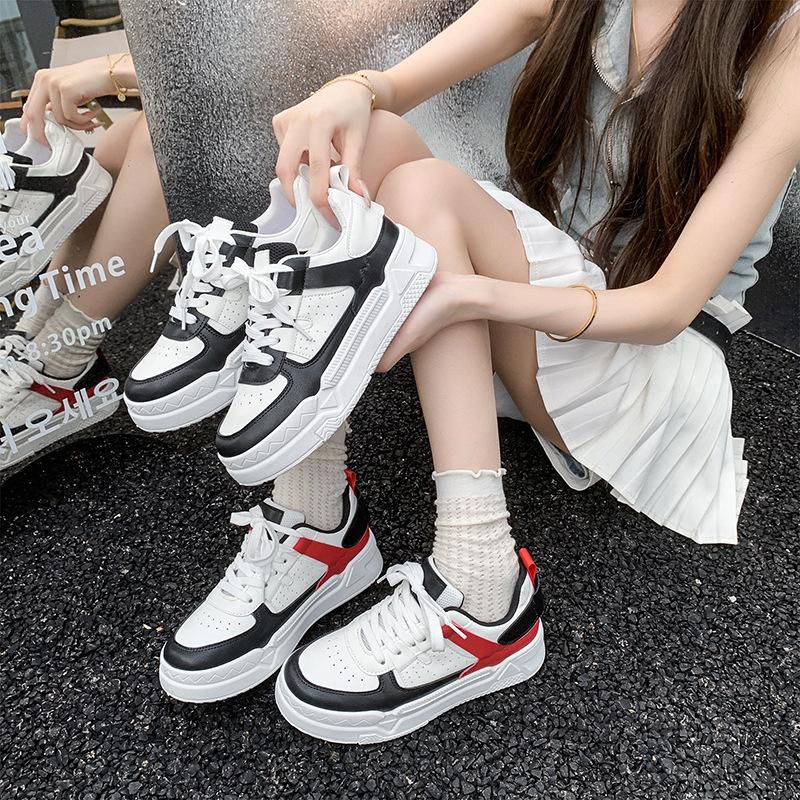 Korean Versatile Niche Thick-soled Heightening Board Shoes Women's Summer 2025 New Popular Super Fire Design Casual Sports Shoes