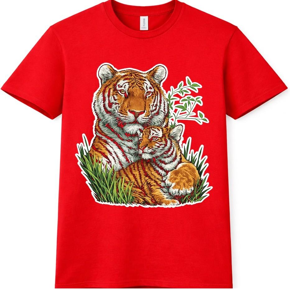 Tiger Cub TShirt Baby Animal Lover Gift Wildlife Nature Family Graphic Tee S