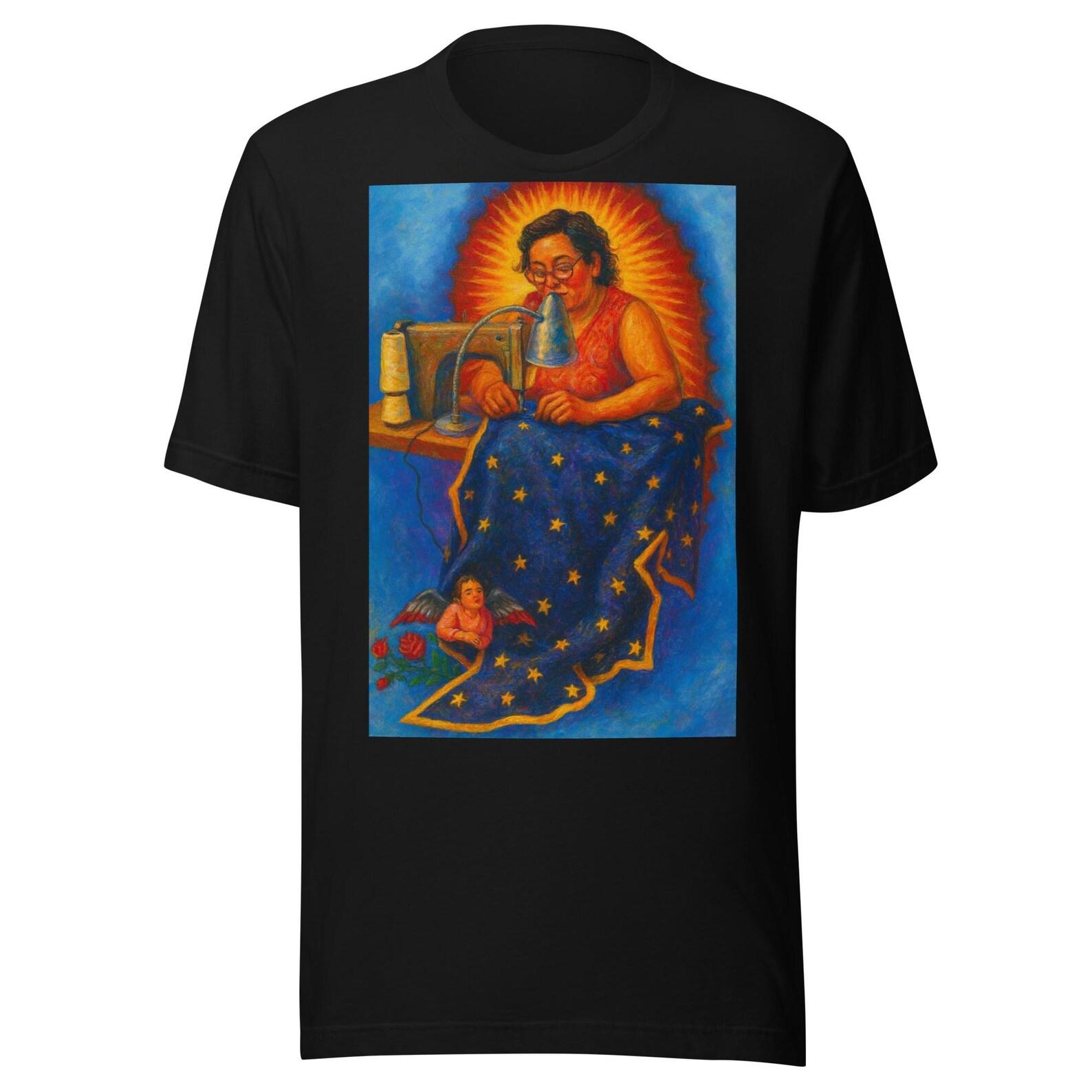 La Costurera Manto La Virgen The Guadalupe Unisex t-shirt S