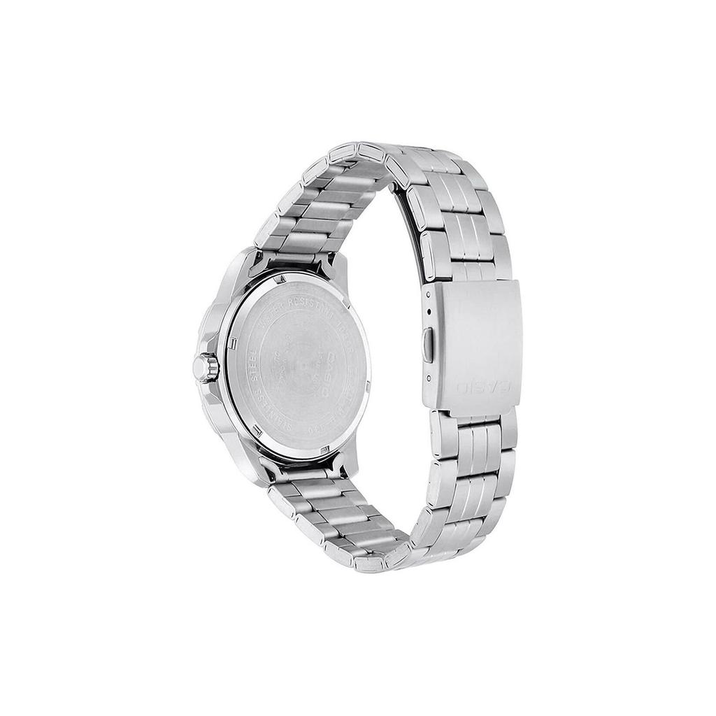Casio 100M Water Resistant Quartz Movement Stainless Steel Watch Men Watches Black MTD-330D-1A2VDF