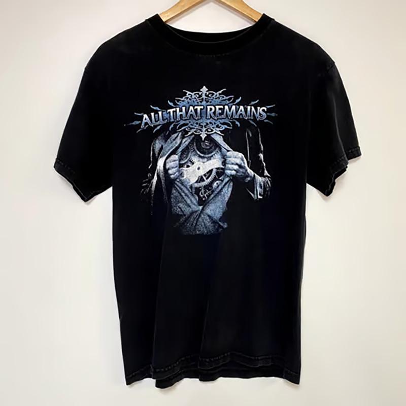 Vtg All That Remains Band Black Cotton Shirt Allm Size Unisex NI071 Unisex T-Shirt XXXL