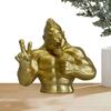 Resin Simulation Orangutan Statue Handicraft Miniatures Figurine Monkey Toy Sculpture  Tea Table
