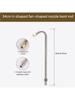 25°/90°/U High Pressure Washer Extension Wand With CurvedHead Rod Cleaning Tool With 1/4 Quick Connector Lance Spear for car