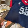Sommer-Set im koreanischen Stil: Baby Mädchen Kurzarm T-Shirt & Halbrock