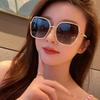 New Fashion Sunglasses Women UV400 Gradient Lens Sun Glasses Oversized Retro Square Luxury Brand Oculus