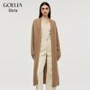 GOELIA Women's Full Cashmere Long Cardigan Coat