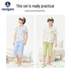 Navigare Boys' Summer Short Sleeve Pajama Set