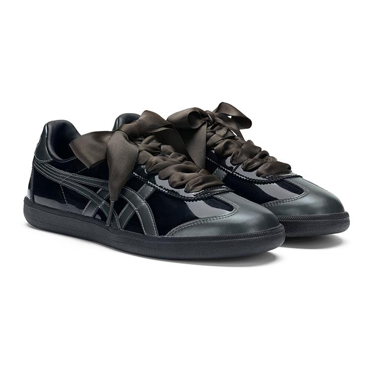 ONITSUKA TIGER Tokuten Fashion Všestranné Odolné Nízké Ležérní Boty Unisex tenisky Černá Šedá 1183C531-001