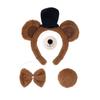 Bear Costume Props Bear Ears Headband Bear Cosplay Hairband Costume  for Kids and Adults