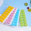 14-piece Ice Cube Tray with Lid - Ice Cube Mold for Home Use - Soft-bottom Ice Tray - Making Ice - Homemade Ice Cubes - Freezing