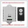 AC85V-250V Remote Control Switch with Manual and Learning Code for Light Fixtures