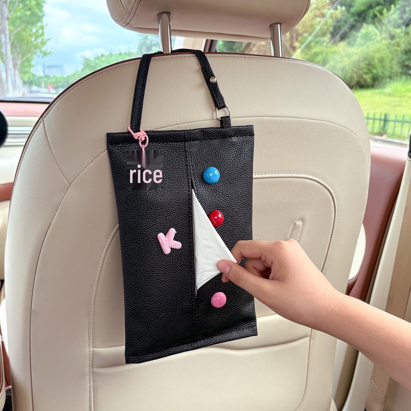 

Daisy Lychee Pattern Leather Car & Home Tissue Holder